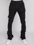 Politics Jeans - Super Stacked Cargo - Jet Black - Marcel504