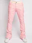 Politics Jeans - Baldwin - Pink - Stacked Applique Denim - 501
