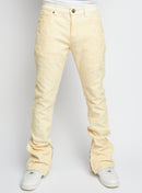 Politics Jeans - Baldwin - Cream - Stacked Applique Denim  - 503