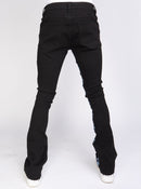 Politics Jeans - Stacked Embroidery - Black and Blue   - Barkley506