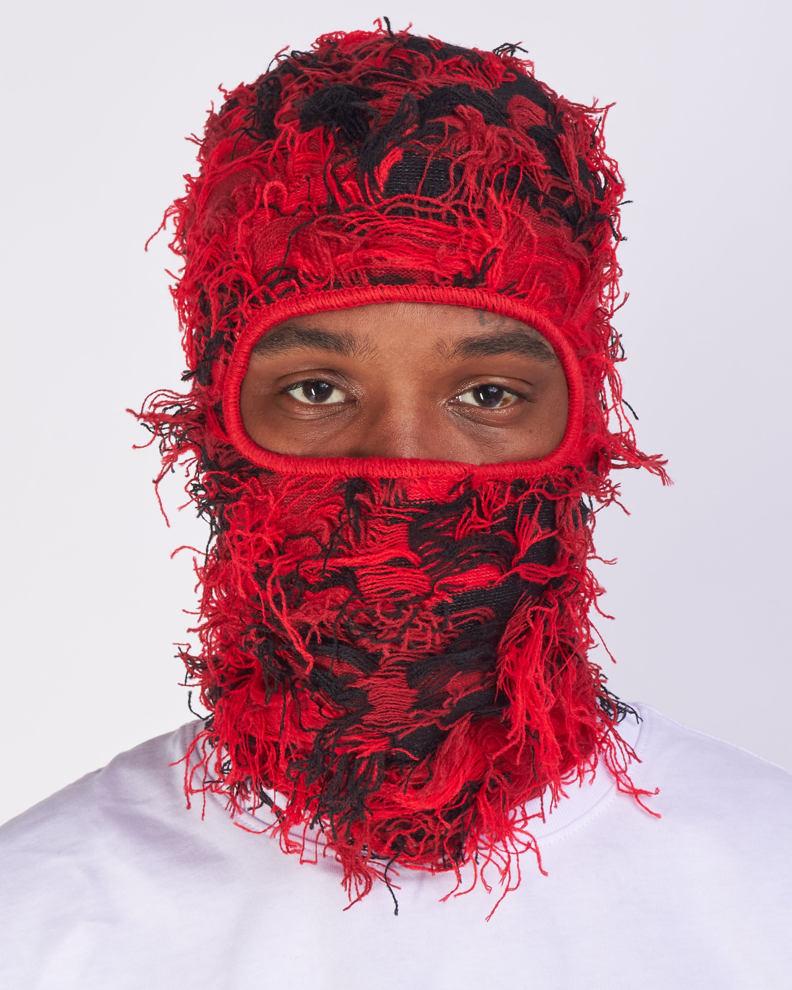 Politics Face Mask - Shiesty - Red and Black - 085