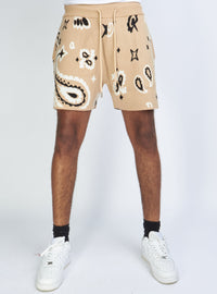 Politics Shorts - Knit - Khaki - Pais382