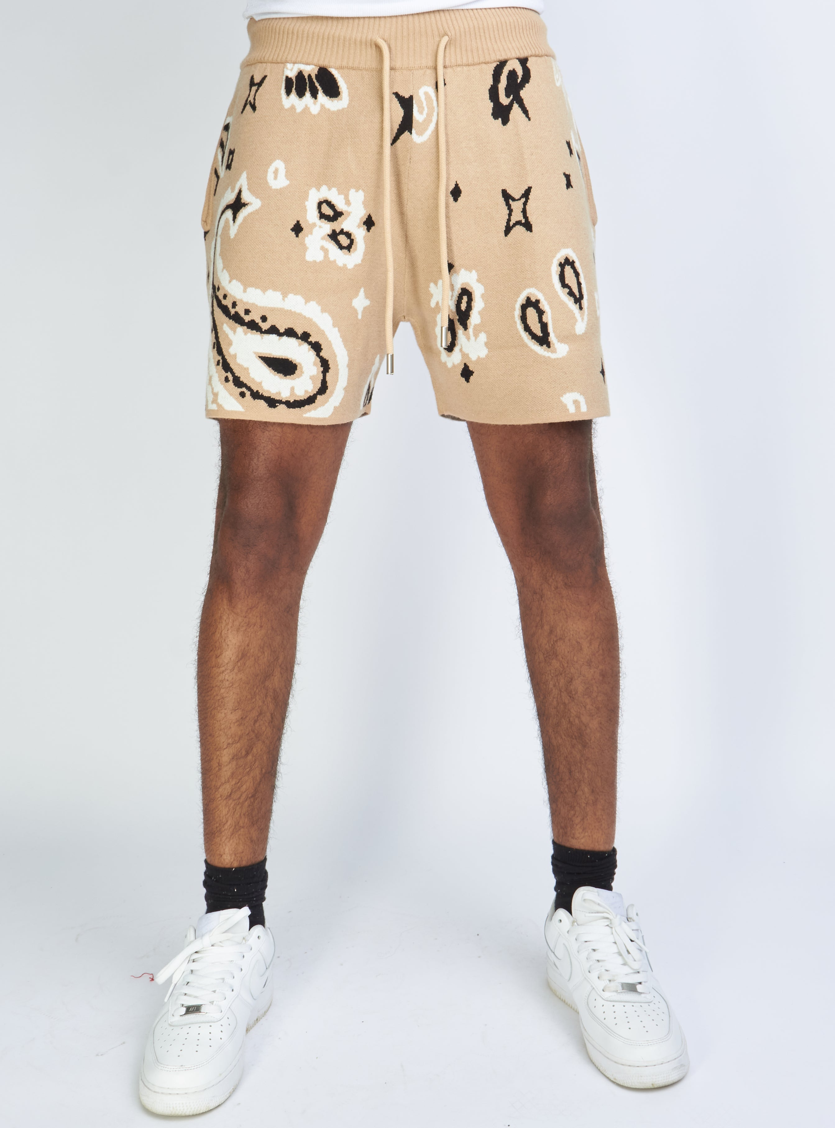 Politics Shorts - Knit - Khaki - Pais382