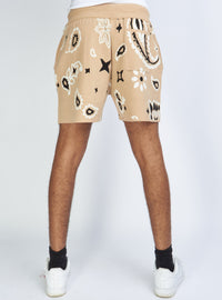 Politics Shorts - Knit - Khaki - Pais382
