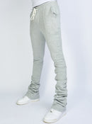 Politics Sweatpants - Super Stacked Sweatpants - Heather Grey - Foster712