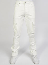 Politics Jeans - Mott - Stacked - White - 506 - Politics
