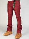 Politics Jeans - Malone - Burgundy Wax - 502