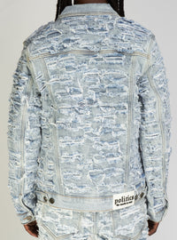 Politics Denim Jacket - Mark - Light Blue - 552