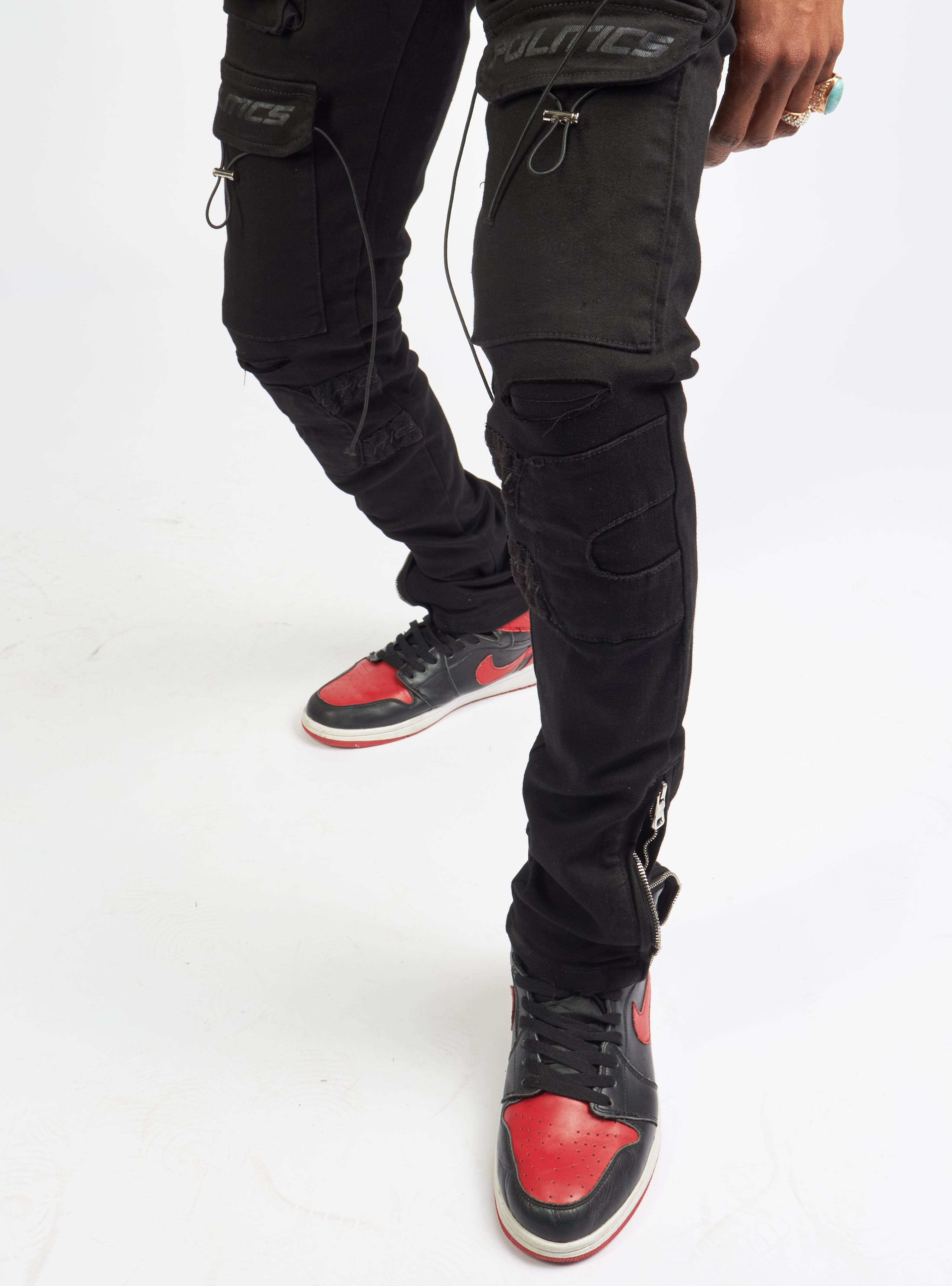 Politics Jeans - Lance Denim - Jet Black - POLD162 - Politics