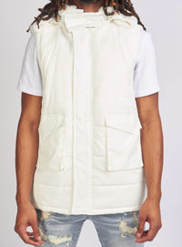 Politics Vest - Phillip Puffer - White - 491 - Politics