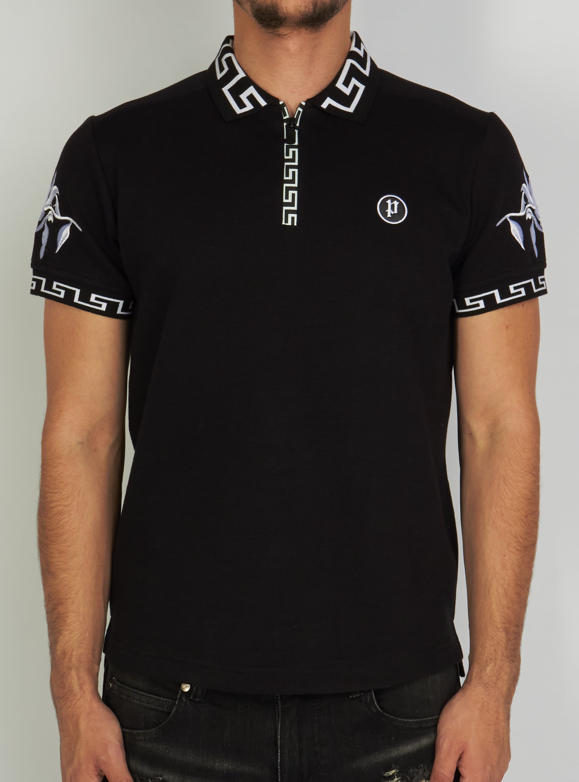 Politics T-Shirt - Allen Polo - Black And White - ALLEN154