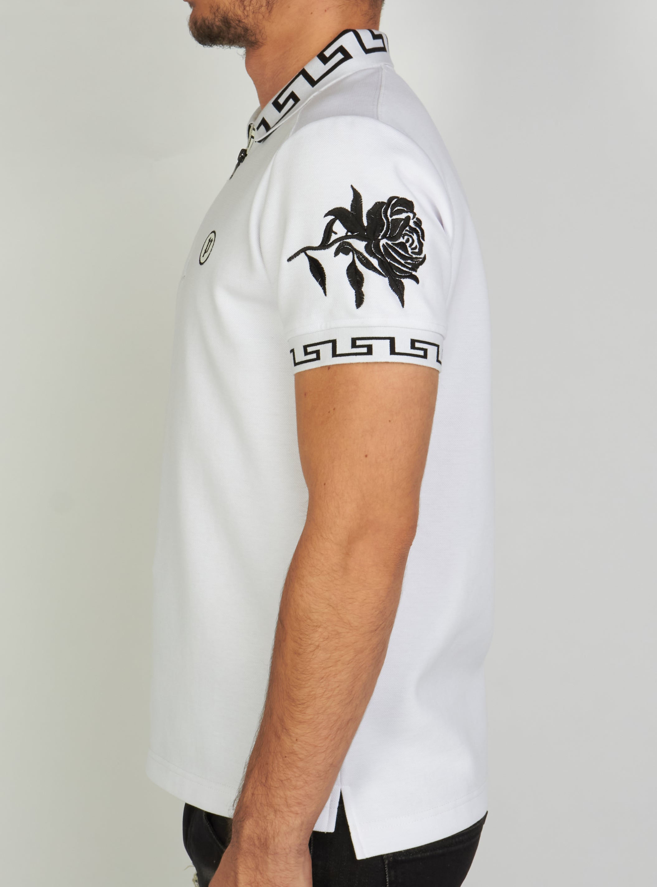 Politics T-Shirt - Allen Polo - White And Black - ALLEN155 - Politics