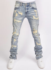 Politics Jeans - Ramsey - Stacked - Cool Blue - 514 - Politics