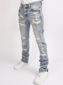 Politics Jeans - Ramsey - Stacked - Cool Blue - 514 - Politics