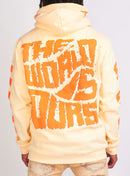 Politics Hoodie - Robertson - Cream And Orange - 303 - Politics