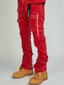 Politics Jeans - Murphy Corduroy Cargo - Red - 517