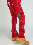 Politics Jeans - Murphy Corduroy Cargo - Red - 517