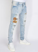 Politics Jeans - Biker Peace - Light Blue - PLTKS0521678 - Politics