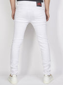 Politics Jeans - Distressed with Stones - White and Multi - PLTKS0521625 - Politics
